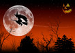 Halloween Hexenflug Halloween Hexenflug