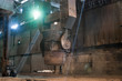 Foundry ladle in casthouse