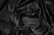 texture of a black silk