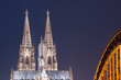 Kölner Dom bei Nacht - cologne cathedral