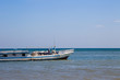 Fishing boat on water in timor leste Fishing boat on water in timor leste