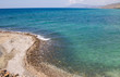 Fisheye view of clear blue sea Fisheye view of clear blue sea