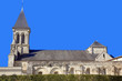 france; 85; marais poitevin,nieul sur l'autise : abbaye romane s