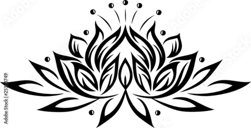 Vektor: Lotusblüte, Lotusblume, Lotus, Seerose, Yoga Lotusblüte, Lotusblume, Lotus, Seerose, Yoga
