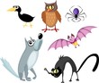 animals halloween set