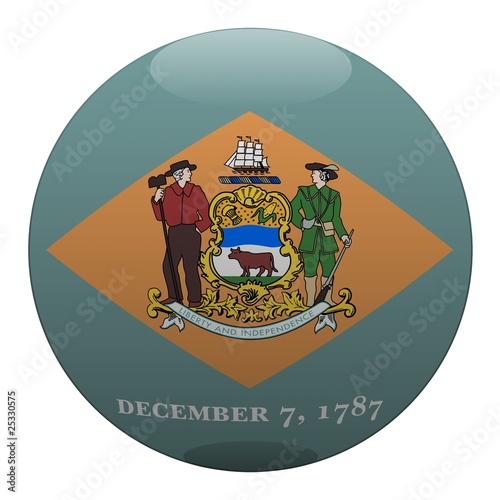 boule delaware ball drapeau flag