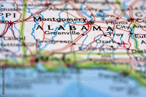 Photo: Alabama on the Map Alabama on the Map