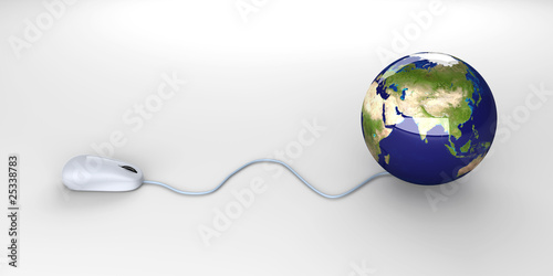 Illustration: Globales Netz Globales Netz