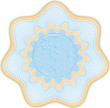 Embossed globe rosetta