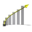 Business Chart with Arrow