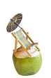 ิำbeach chair on coconut
