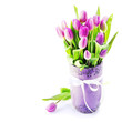 Pink tulips