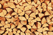 chopped wood