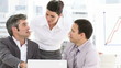 Video: animated business team working at a computer animated business team working at a computer