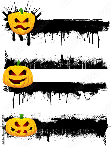 Grunge Halloween borders Grunge Halloween borders