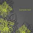 Vintage floral card