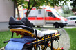 Notarzt Krankenliege