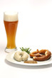 Bier Weißwurst Brezel