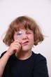 Foto: Blick durch die Lupe Blick durch die Lupe