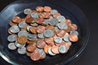 Photo : coins, collecting tips coins, collecting tips