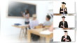 collage showing new graduated students