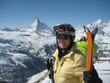Foto: senior skiing - Zermatt ,Switzerland & Matterhorn senior skiing - Zermatt ,Switzerland & Matterhorn