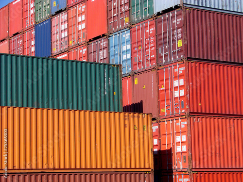 Empilement de containers