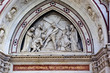 Basilica of Santa Croce Boy Carrying Cross Mosaic Facade Florenc Basilica of Santa Croce Boy Carrying Cross Mosaic Facade Florenc