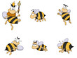 Bienen, Bienenkönigin, Dronen, böse, stechen, Insekten