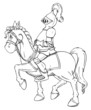 Ritter, Reiter, Pferd, Mittelalter, Söldner, Rüstung