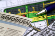 Immobilienanzeige mit Bauplan X