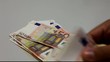 counting money