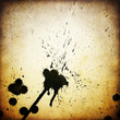 Vintage ink stained background with space for text. Vintage ink stained background with space for text.
