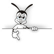 Insect pointing downward Insect pointing downward