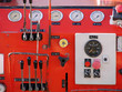 Tableau de commandes d'une sondeuse géotechnique Tableau de commandes d'une sondeuse géotechnique