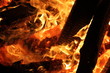 Brennendes Holz