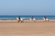 ballade de chevaux sur la plage