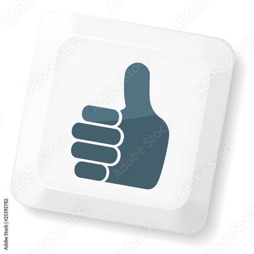 Thumb`s Up Sign Key Thumb`s Up Sign Key
