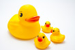Plastic yellow duck toy