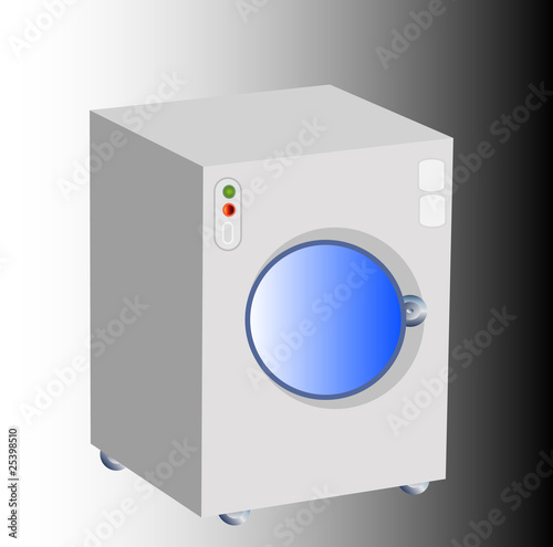Vector: Washing machine, vector Washing machine, vector