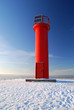 lighthouse in winter