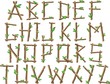 Alfabeto Albero-Tree Alphabet-Vector