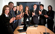 Photo: Business team applauding Business team applauding