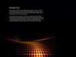 Digital Landscape with Geometric Grid Digital Landscape with Geometric Grid