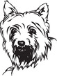 Silky Terrier Vinyl Ready Vector Illustration Silky Terrier Vinyl Ready Vector Illustration