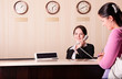 Hotel reception