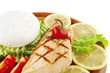 salmon pepper and soft cheese