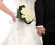 Bride holding grooms hand Bride holding grooms hand