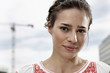 germany, berlin, portrait of a young woman, close-up