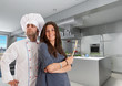 Cooking with a chef